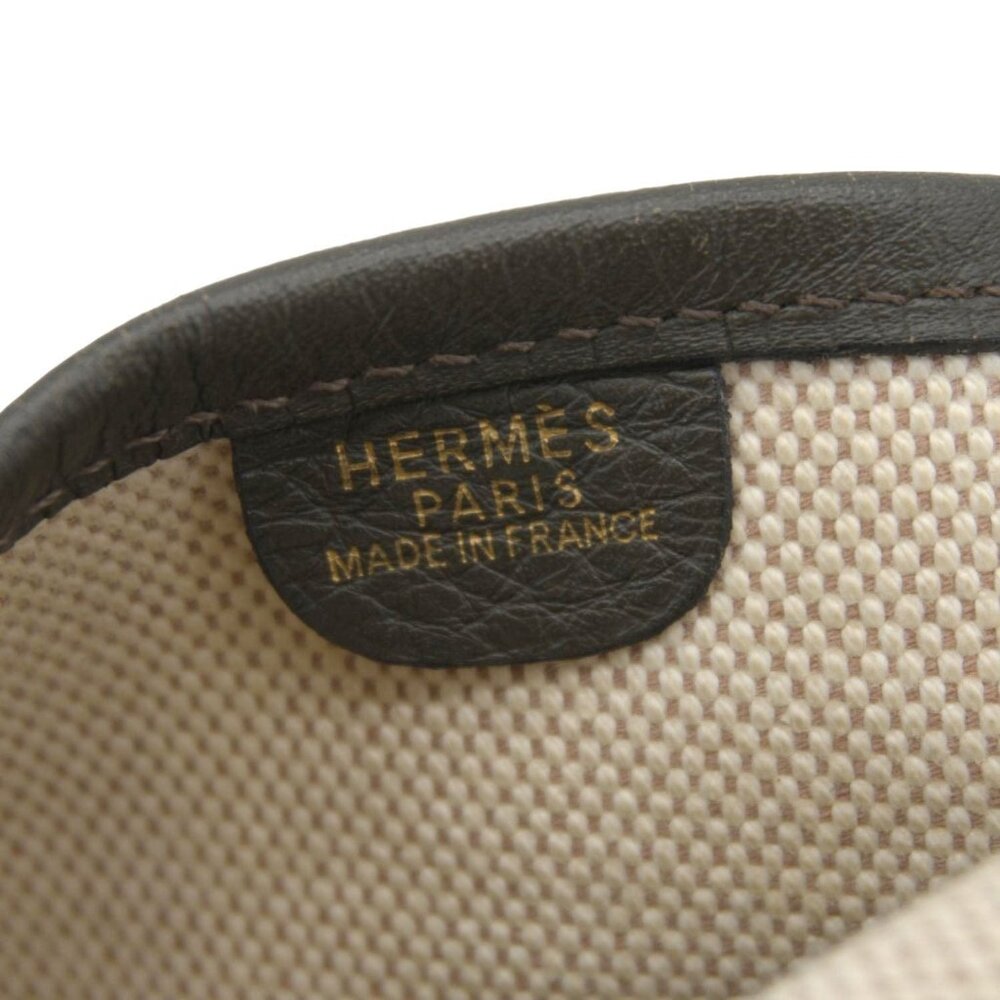 Hermes Evelyne PM Canvas Shoulder Bag Bicolor - Picture 11 of 12